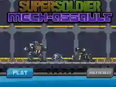 Spel Super Soldaat Mech Aanval online