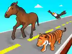 Spel Dierenveranderingsrace online Spel Dierenveranderingsrace online
