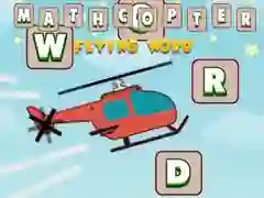 Spel Mathcopter: Vliegend Woord online