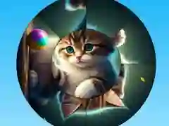 Spel Ronde Puzzel: Verzamelen van Afbeeldingen met Schattige Kittens online