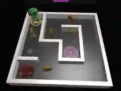 Spel 3D Doolhof en Robot online Spel 3D Doolhof en Robot online