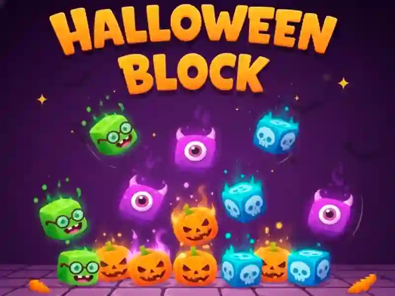 Spel Halloween-blok online