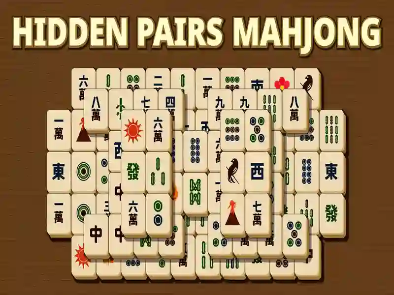 Spel Verborgen paren Mahjong online