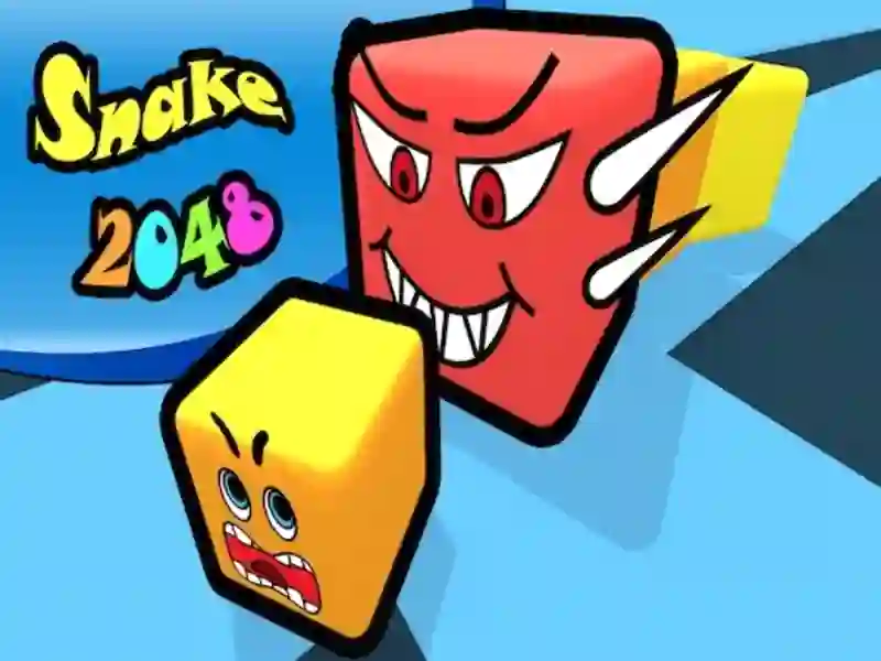 Spel Snake 2048 online