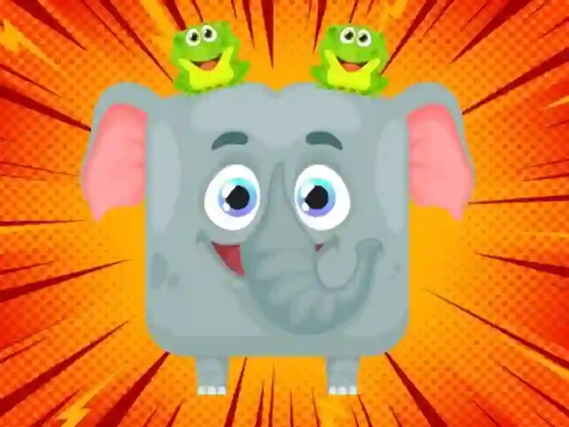 Spel Jelly-Belly. Maak de olifant online