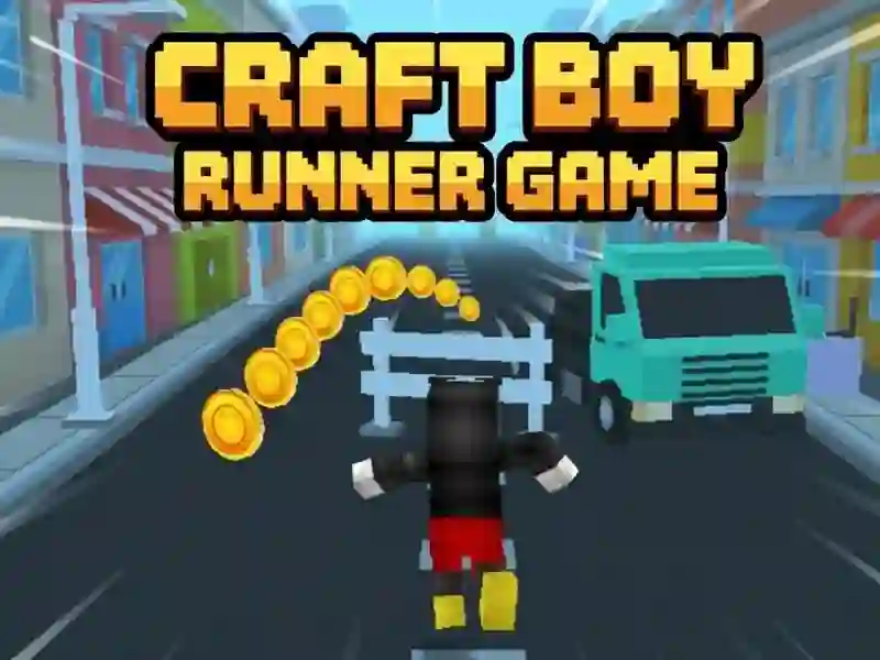 Spel Craft Boy Runner-spel online Spel Craft Boy Runner-spel online