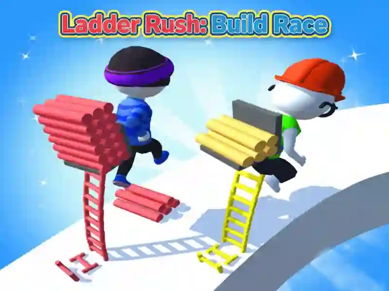 Spel Ladderrush: bouwrace online