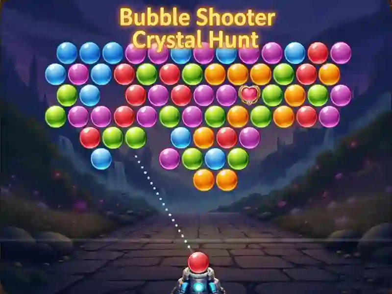 Spel Bubble Shooter Kristallenjacht online