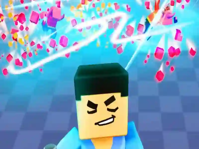 Spel 3D Block Gladiator: Sword Draw online