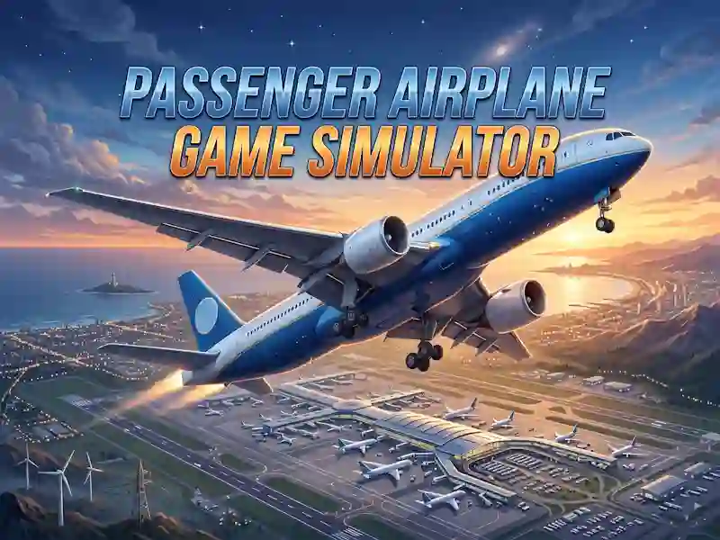 Spel Passenger Airplane Game Simulator online