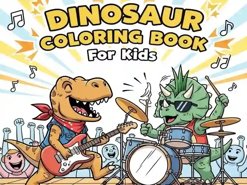 Spel Dinosaurus kleurboek voor kinderen online