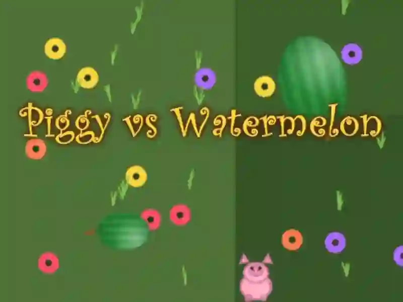 Spel Piggy vs watermeloen online