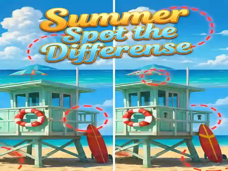 Spel Summer Spot the Differense online