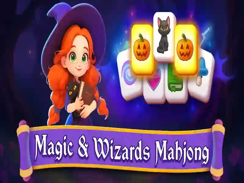 Spel Magie en tovenaars Mahjong online