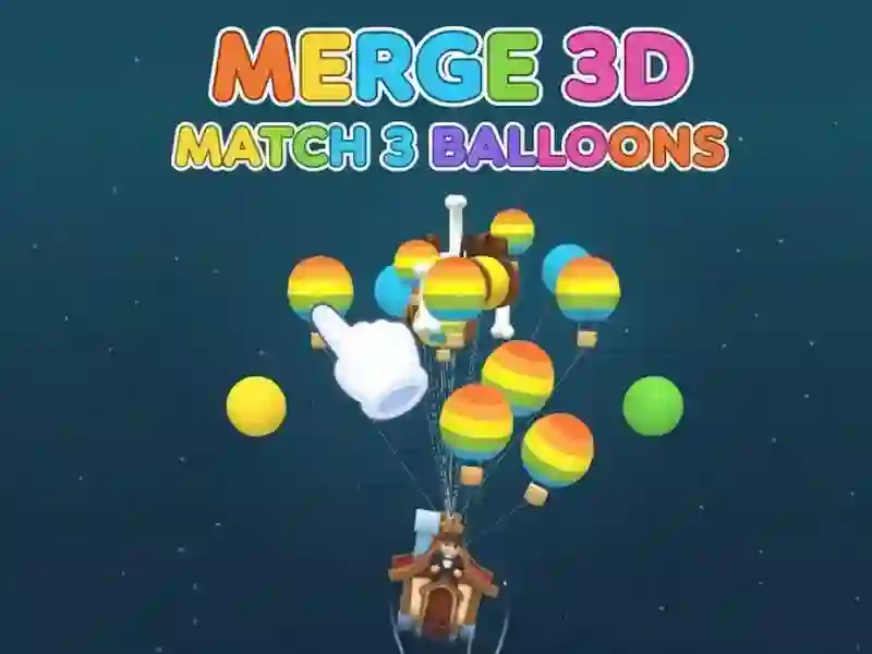 Spel Voeg 3D Match 3-ballonnen samen online Spel Voeg 3D Match 3-ballonnen samen online