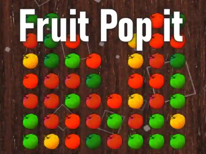 Spel Fruit Pop It online