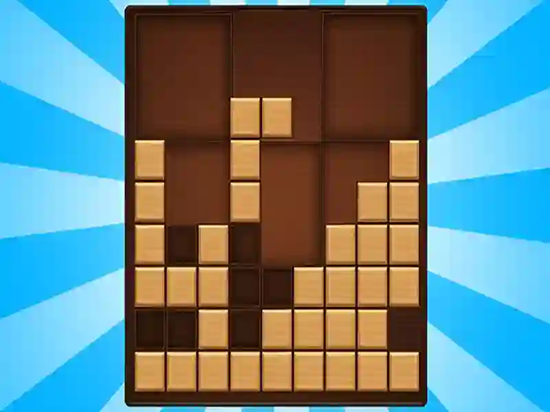 Spel Stapelblokken verbinden houten blokken! online