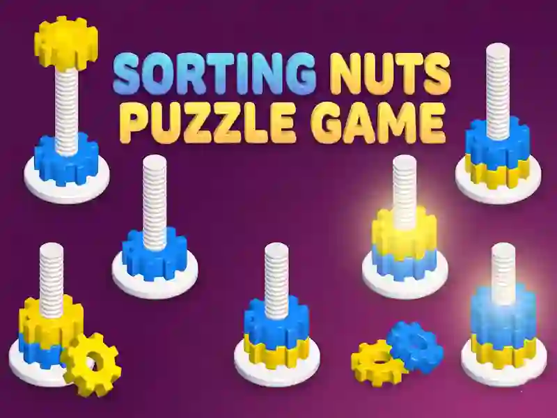 Spel Sorting Nuts Puzzle Game online