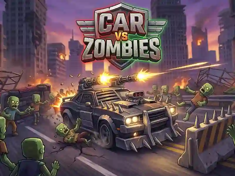 Spel Car VS Zombies online