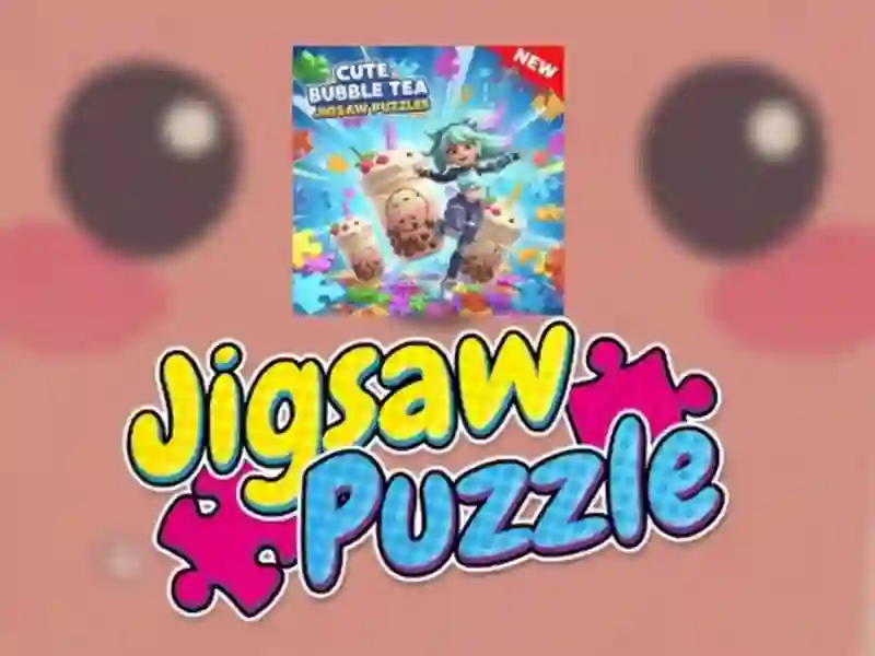 Spel Schattige bubble thee puzzels puzzels online
