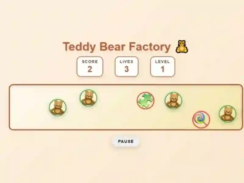 Spel Teddyberenfabriek online