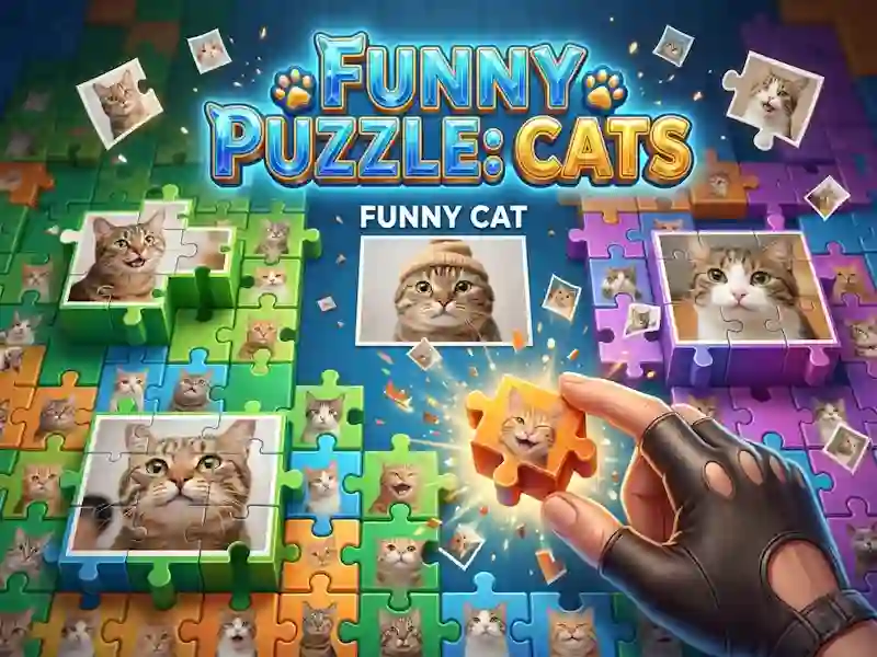 Spel Grappige puzzel: katten online