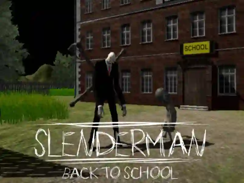 Spel Slenderman terug naar school online