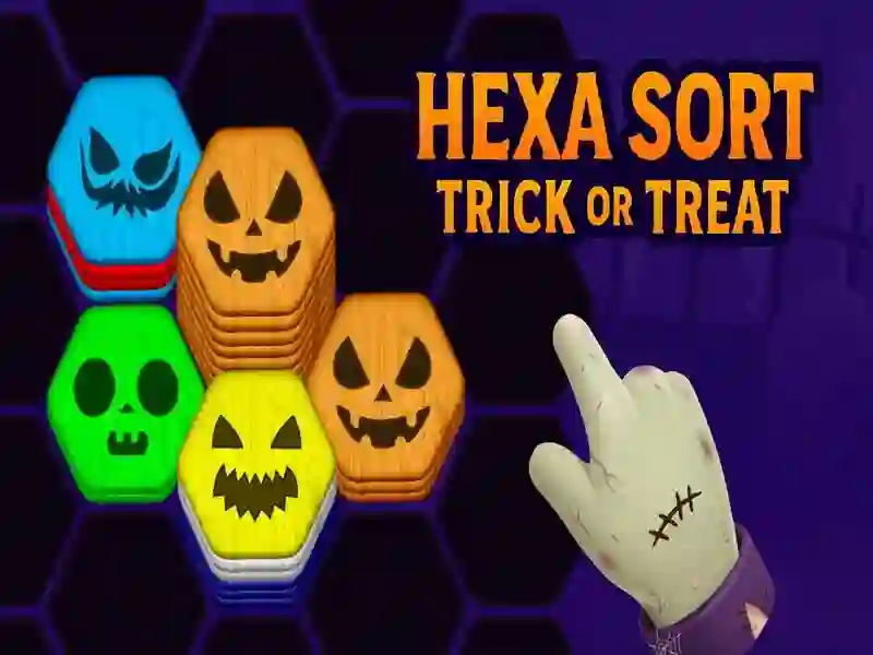Spel Hexa sorteer trick or treat online