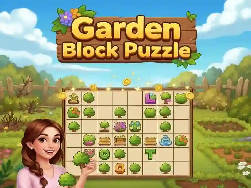 Spel Tuinblokpuzzel online