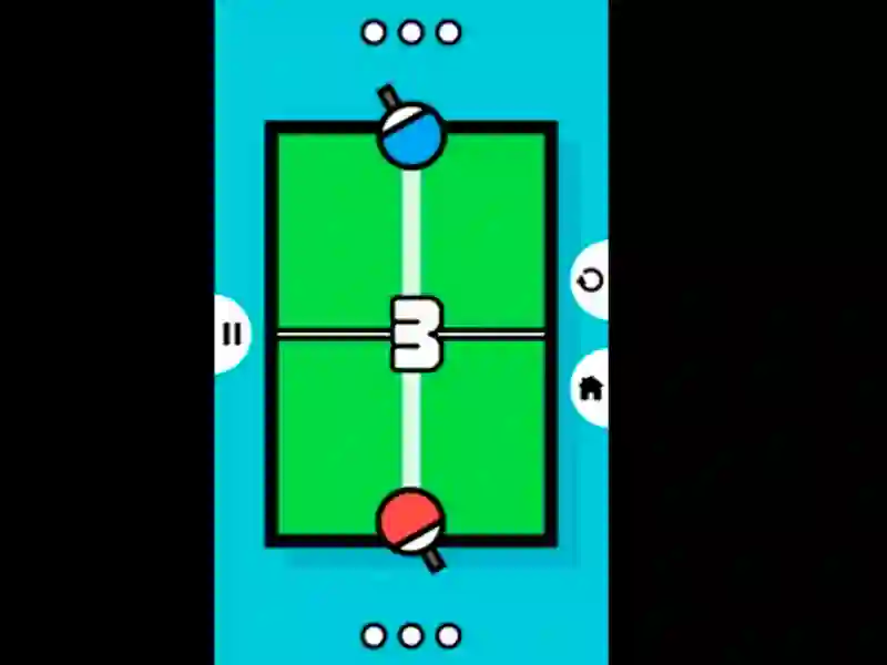 Spel Ping Pong Tennis Tabel 2D online Spel Ping Pong Tennis Tabel 2D online