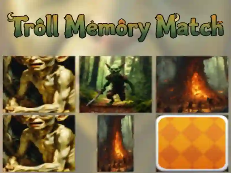 Spel Trol Memory Match online