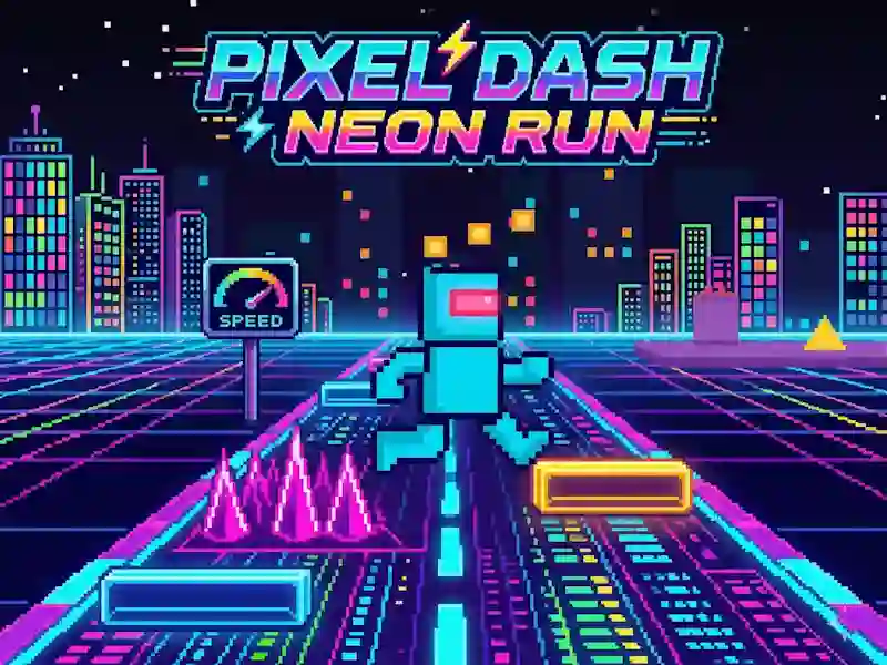 Spel Pixel Dash Neon Run online