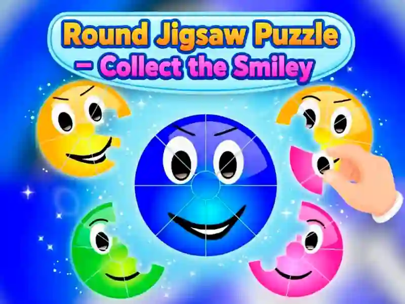Spel Ronde puzzel — Verzamel de smiley online