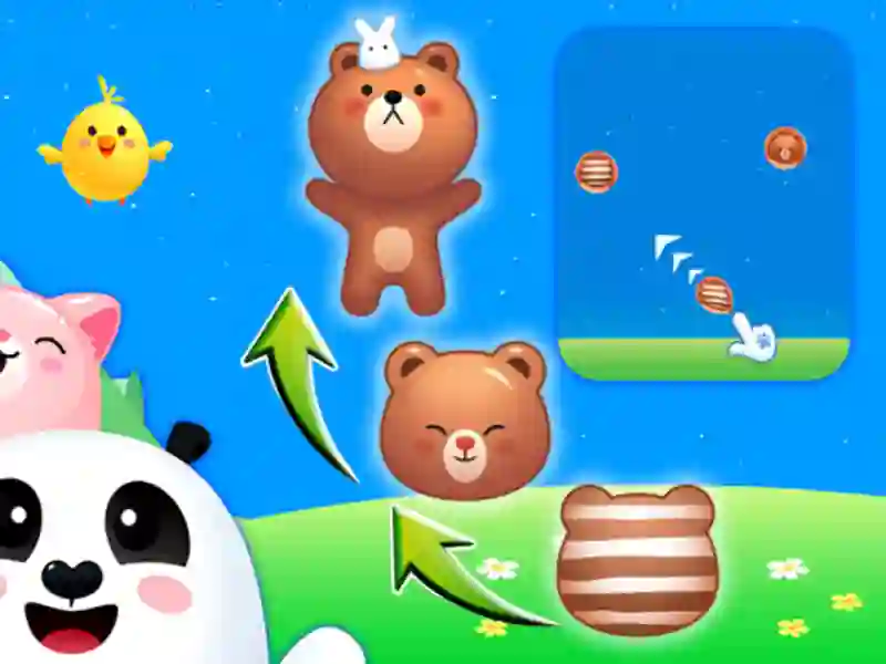 Spel Animal Merge: Bubble Shooter online Spel Animal Merge: Bubble Shooter online