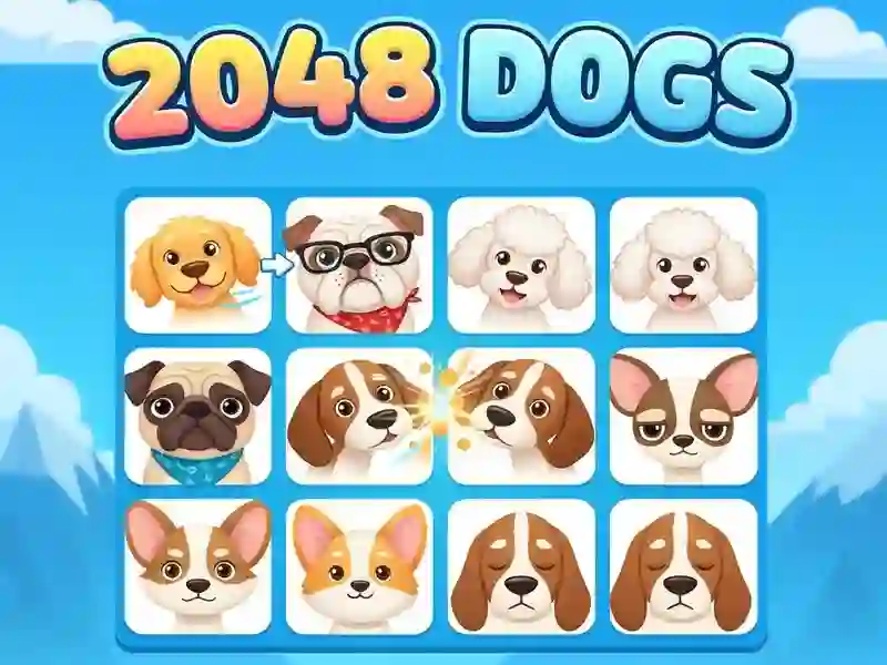 Spel 2048 honden online