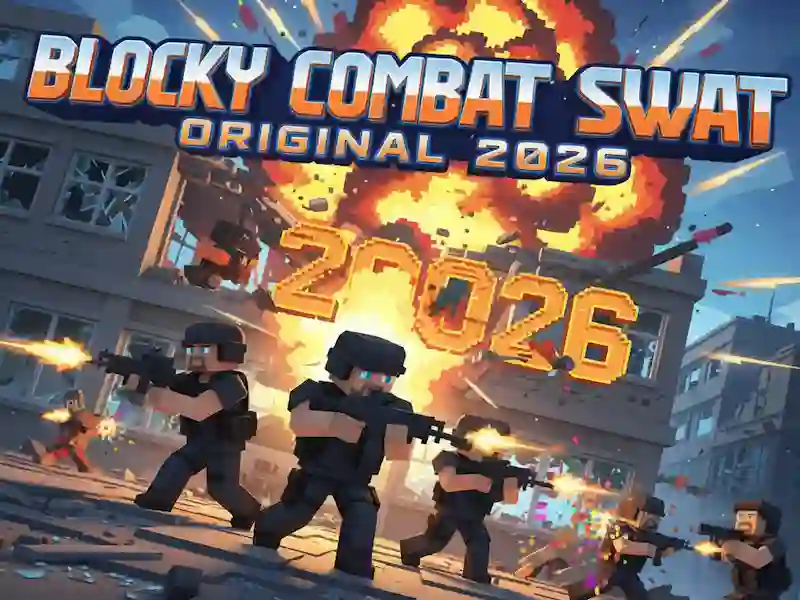 Spel Blokkerige Combat Swat Origineel 2026 online