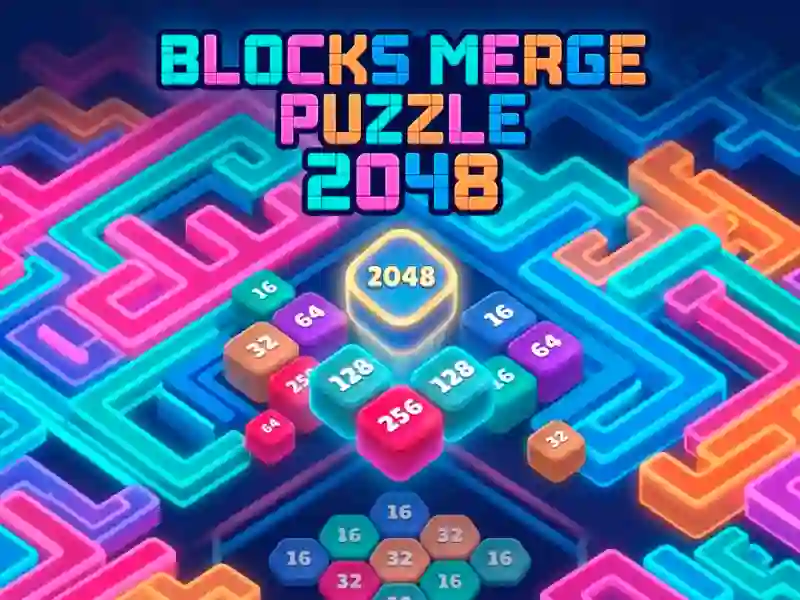Spel Blocks Merge Puzzle 2048 online