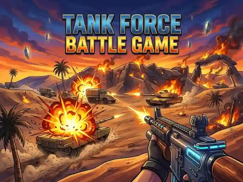 Spel Tank Force Battle Game online