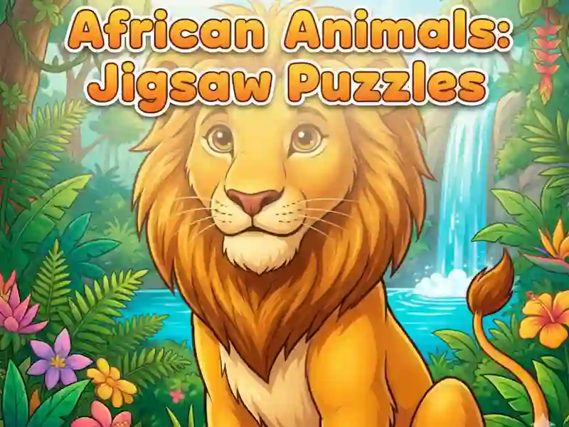 Spel Afrikaanse dieren: legpuzzels online