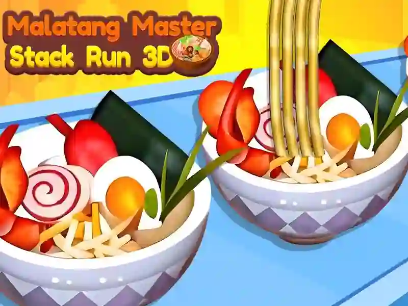 Spel Malatang Master Stack Run 3D online