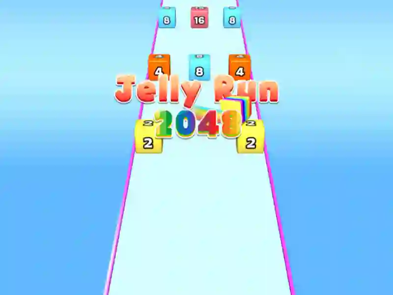 Spel Jelly Run 2048 online