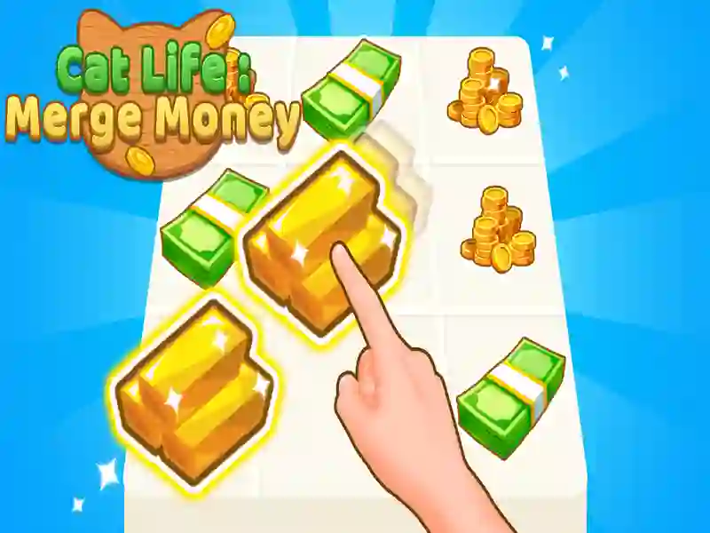 Spel Cat Life Merge geld samenvoegen online