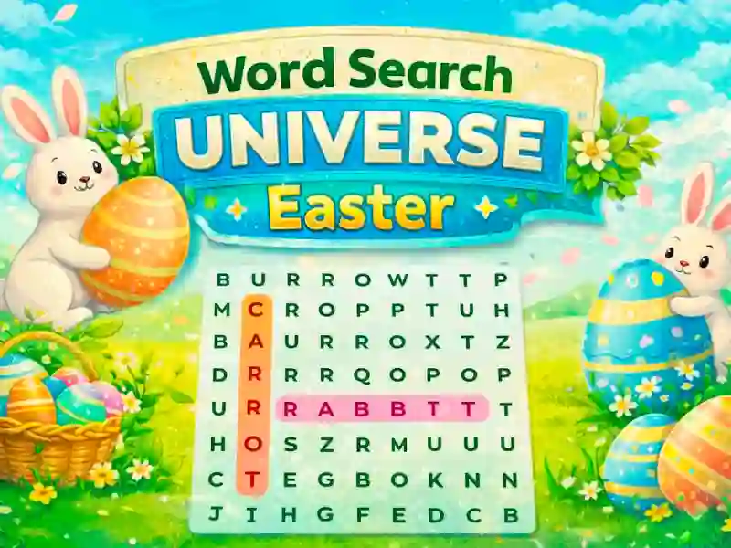 Spel Word Search Universe Easter online