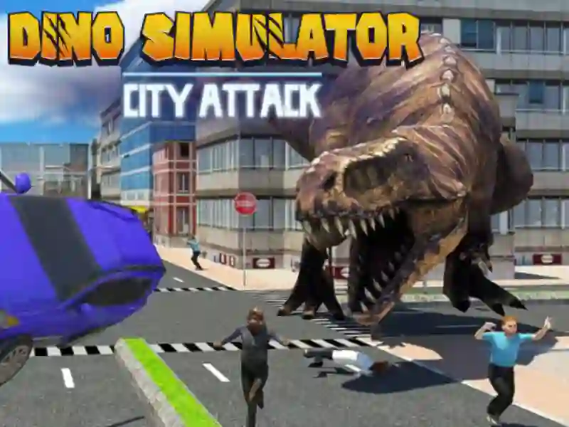 Spel Dino Simulator City Attack online