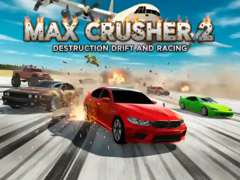 Spel Max Crusher 2 — Vernietigingsdrift en racen! online
