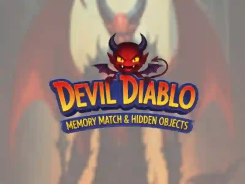 Spel Devil Diablo Memory Match en verborgen voorwerpen online