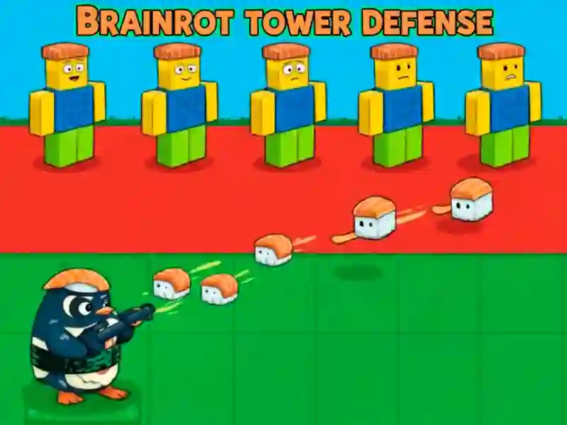 Spel Brainrot Tower Defense online