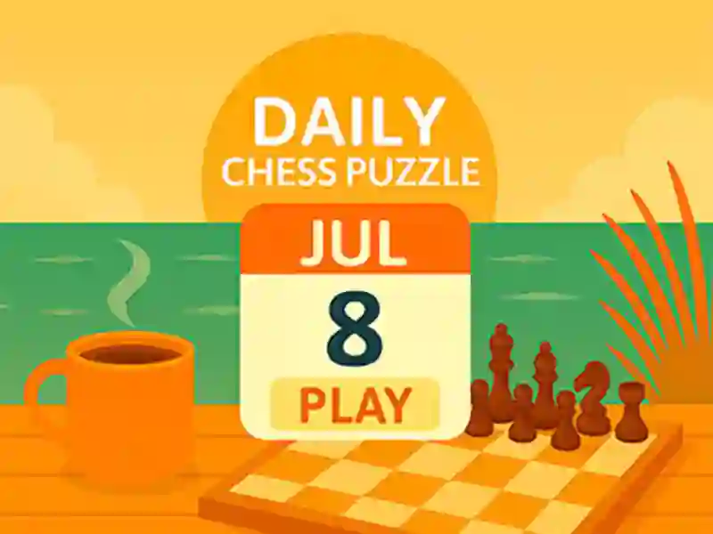 Spel Dagelijkse schaakpuzzel online Spel Dagelijkse schaakpuzzel online