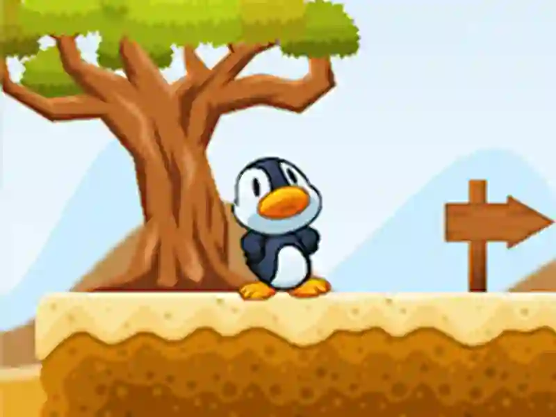 Spel Penguin Run-avonturenspel online