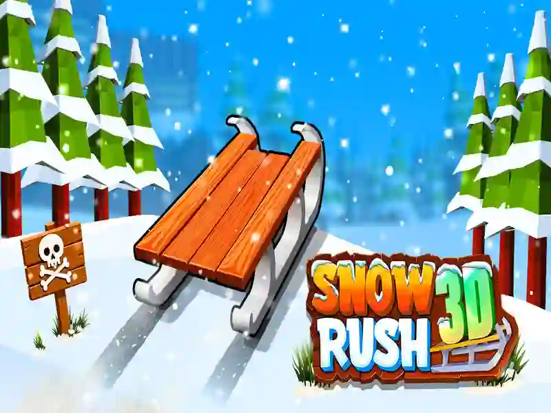 Spel Snow Rush 3D online Spel Snow Rush 3D online